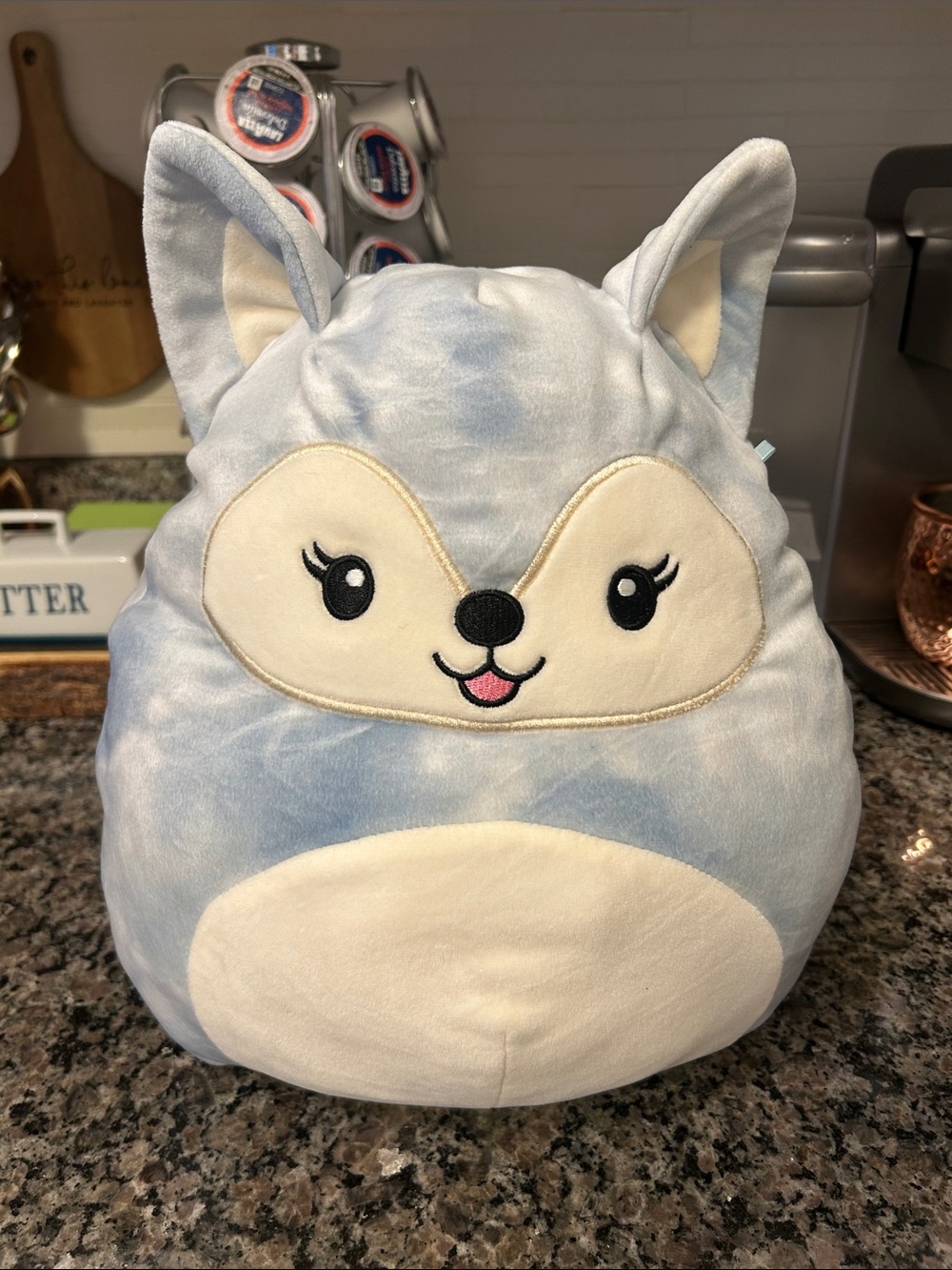 Plush Blue Fox Kids Plush Toy - Soft Cuddly Companion